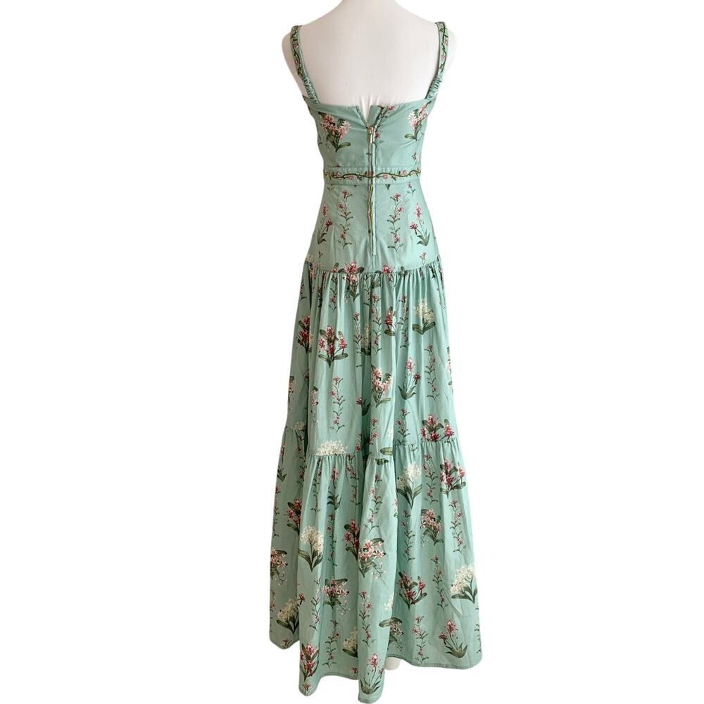 Agua by Agua Bendita Lima Orquidea Maxi Dress Large - Picture 9 of 9